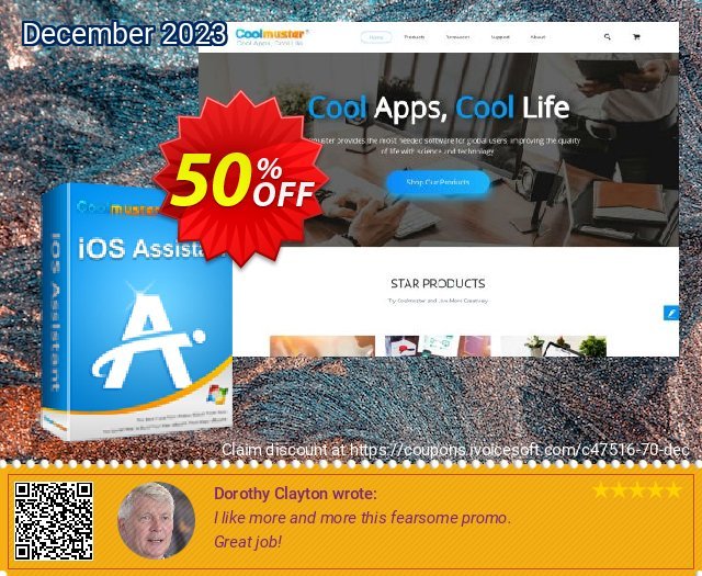 Coolmuster iOS Assistant - Lifetime License(11-15PCs) 气势磅礴的 交易 软件截图
