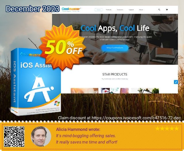 Get 50% OFF Coolmuster iOS Assistant Lifetime (21-25 PCs) deals