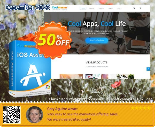 Coolmuster iOS Assistant - 1 Year License(11-15PCs) 令人吃惊的 促销销售 软件截图