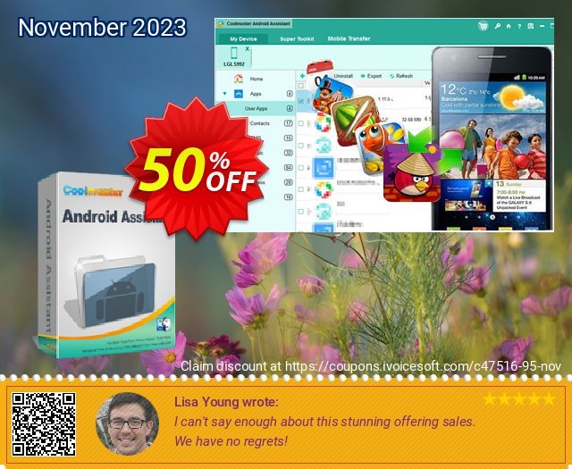 Coolmuster Android Assistant for Mac - 1 Year License (5 PCs) umwerfende Außendienst-Promotions Bildschirmfoto