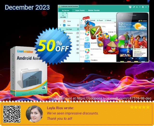 Coolmuster Android Assistant for Mac - 1 Year License (20 PCs) genial Beförderung Bildschirmfoto