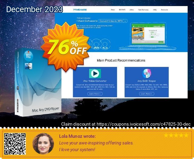 7thShare Mac Any DVD Ripper discount 76% OFF, 2022 January deals. 60% discount7thShare Mac Any DVD Ripper