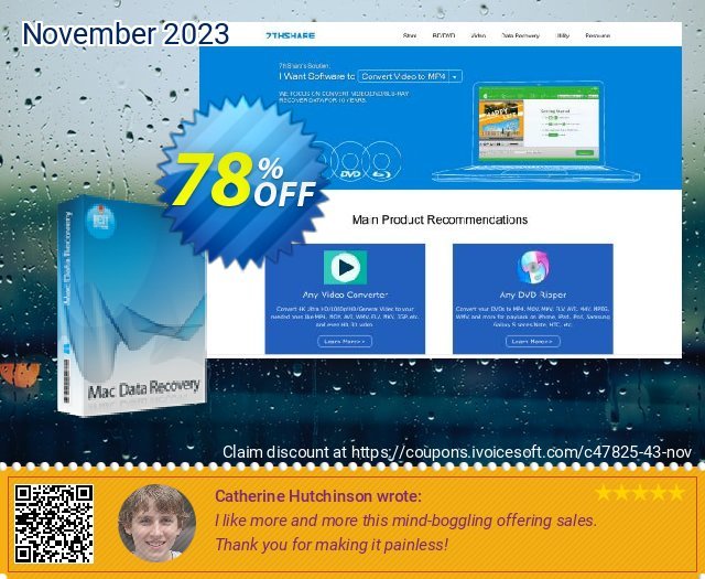 7thShare Mac Data Recovery discount 78% OFF, 2022 New Year's eve offering deals. 60% discount7thShare Mac Data Recovery