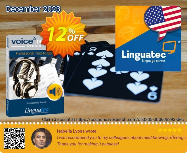 Voice Reader Studio 15 FIF / Suomalainen/Finnish discount 12% OFF, 2024 April Fools' Day offering sales. Coupon code Voice Reader Studio 15 FIF / Suomalainen/Finnish