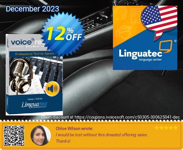 Voice Reader Studio 15 GLE / Galego/Galician discount 12% OFF, 2024 April Fools' Day deals. Coupon code Voice Reader Studio 15 GLE / Galego/Galician