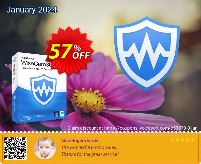 Wise Care 365 Pro Lifetime (Single Solution) discount 57% OFF, 2024 Rose Day promo. 57% OFF Wise Care 365 Pro Lifetime (Single Solution), verified