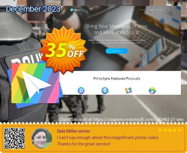 PrimoPhoto - 1 year discount 35% OFF, 2024 April Fools' Day promotions. PrimoSync discount codes (50463)