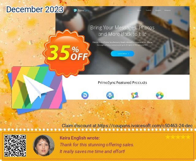 PrimoPhoto for Mac - 1 year discount 35% OFF, 2024 World Backup Day deals. PrimoSync discount codes (50463)