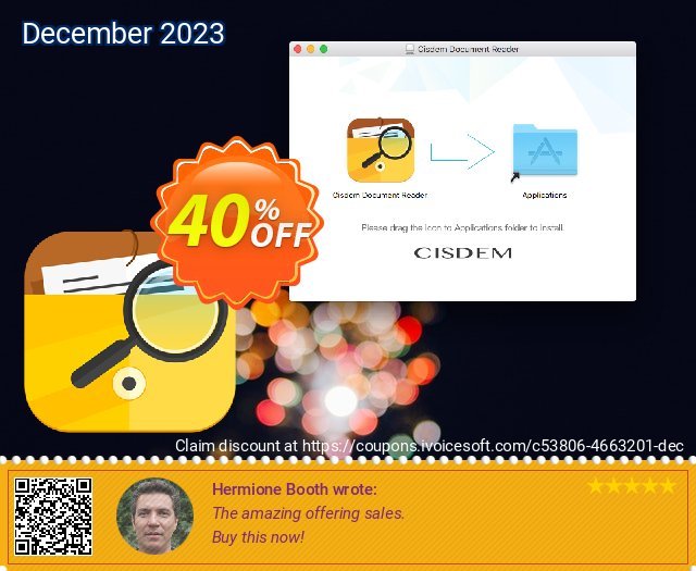 Cisdem Document Reader for 2 Macs discount 40% OFF, 2023 Valentine's Day deals. Cisdem WinmailReader for Mac - License for 2 Macs awesome discounts code 2023