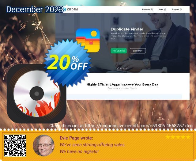 Cisdem DVD Burner and Video Converter Bundle geniale Sale Aktionen Bildschirmfoto