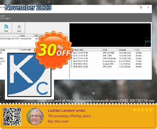 dot11Expert faszinierende Verkaufsförderung Bildschirmfoto