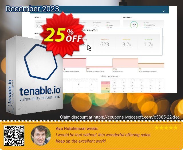 Tenable.io Vulnerability Management (3 years) discount 5% OFF, 2022 Year-End offering sales. 5% OFF Tenable.io Vulnerability Management (3 years), verified