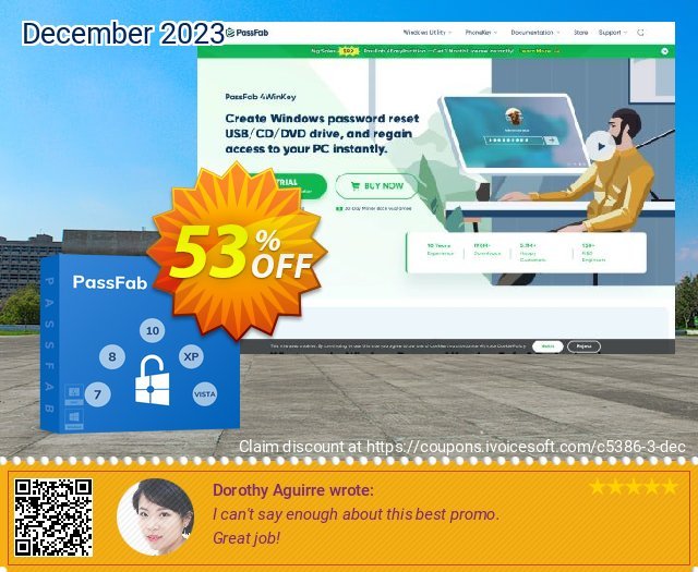 PassFab 4WinKey (for Mac) geniale Außendienst-Promotions Bildschirmfoto
