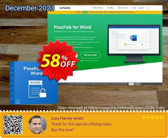PassFab for Word luar biasa baiknya penawaran sales Screenshot