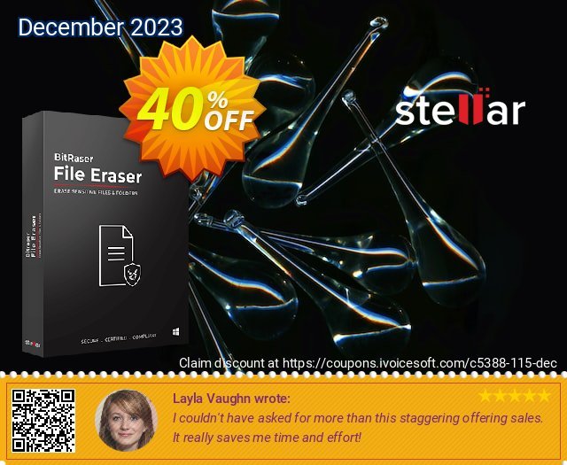 Get 40% OFF Bitraser file eraser offering sales
