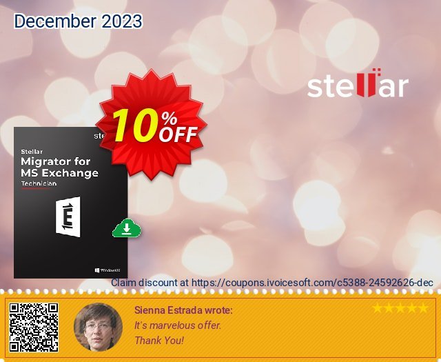 Stellar Migrator for MS Exchange Technician (500 Mailbox) discount 10% OFF, 2024 St. Patrick's Day offering sales. Stellar Migrator for MS Exchange Technician(500 Mailbox) Wonderful discount code 2024