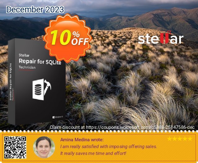 Stellar Repair for SQLite discount 10% OFF, 2023 Italian Republic Day offering discount. Stellar Repair for SQLite  Super discount code 2023