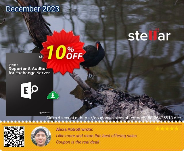 Stellar Reporter & Auditor for Exchange Server discount 10% OFF, 2022 Happy New Year offering sales. Stellar Reporter & Auditor for Exchange Server  Best discount code 2022