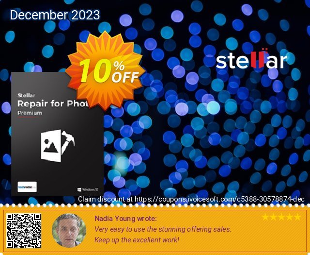 Stellar Repair For Photo Premium discount 10% OFF, 2024 Daylight Saving offering deals. Stellar Repair For Photo Premium Windows Amazing discounts code 2024