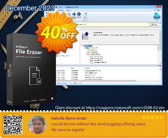 Get 40% OFF BitRaser For File offering sales