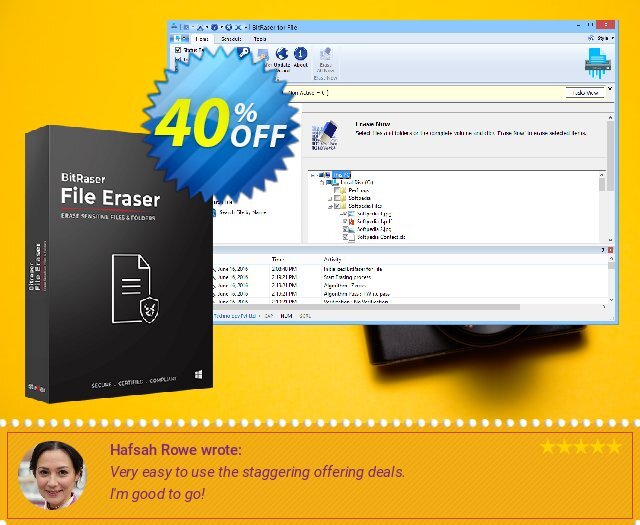 BitRaser For File eksklusif promo Screenshot