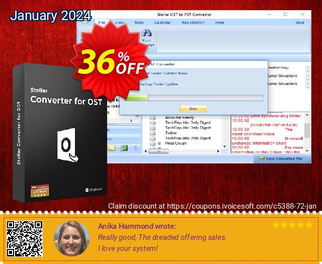 Stellar Converter for OST discount 36% OFF, 2022 Memorial Day offering sales. Stellar Converter for OST Corporate fearsome promotions code 2022
