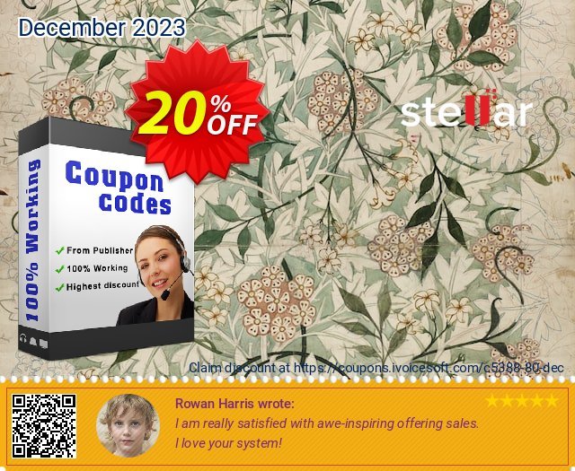 Stellar PDF to Image Converter discount 20% OFF, 2022 New Year's Weekend deals. Stellar PDF to Image Converter excellent deals code 2022