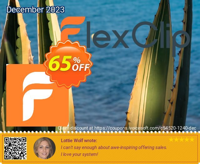 FlexClip Video Maker PLUS 最佳的 产品销售 软件截图