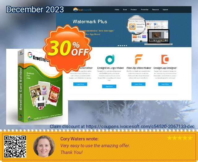 Greeting Card Builder fantastisch Außendienst-Promotions Bildschirmfoto