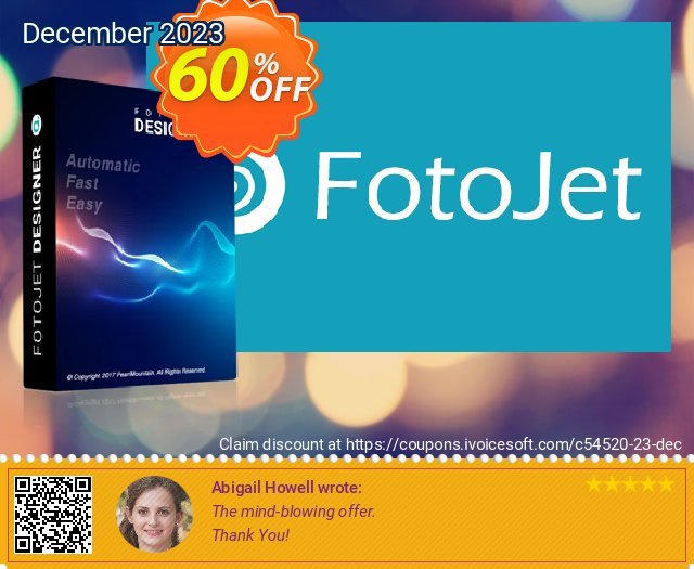 FotoJet Designer Family 美妙的 折扣码 软件截图