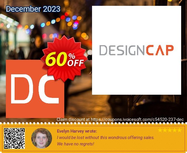 DesignCap Designer PLUS formidable Förderung Bildschirmfoto