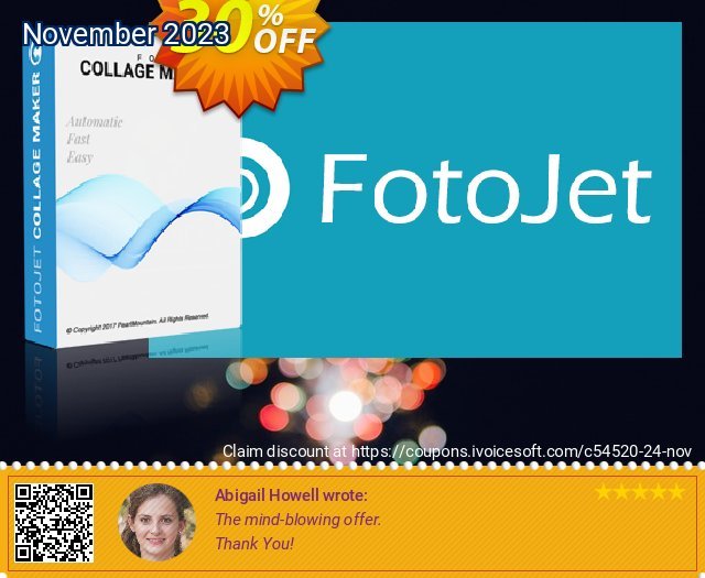 FotoJet Collage Maker 令人震惊的 销售 软件截图