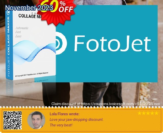 FotoJet Collage Maker Family 令人印象深刻的 折扣 软件截图