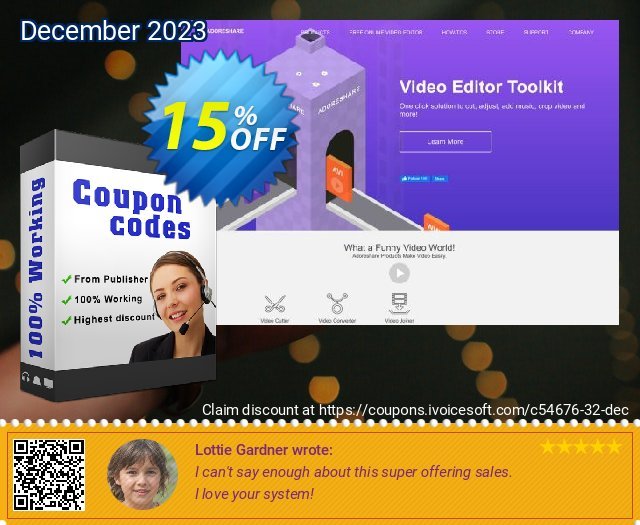 Video Converter Pro for Mac discount 15% OFF, 2024 Easter Day offering discount. Adoreshare offer 54676