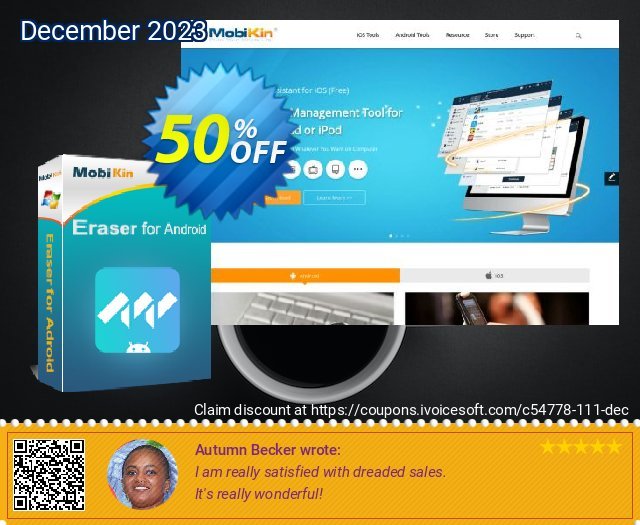 MobiKin Eraser for Android - 1 Year, 26-30PCs License terpisah dr yg lain promo Screenshot