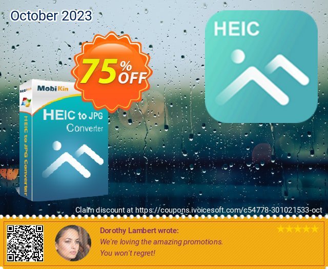 MobiKin HEIC to JPG Converter (10 PCs) marvelous kupon diskon Screenshot