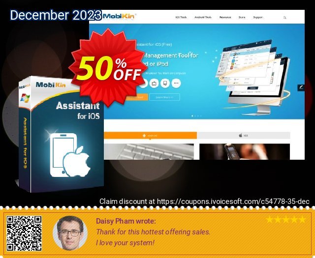 MobiKin Assistant for iOS - Lifetime, 21-25PCs License mengherankan voucher promo Screenshot