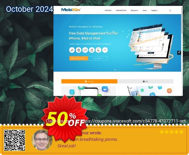MobiKin Backup Manager for Android - 1 Year, 6-10PCs License 惊人的 优惠券 软件截图