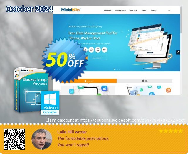 MobiKin Backup Manager for Android - 1 Year, 11-15PCs License discount 50% OFF, 2024 All Saints' Eve promotions. MobiKin Backup Manager for Android - 1 Year, 11-15PCs License Excellent promo code 2024