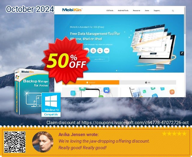 MobiKin Backup Manager for Android - 1 Year, 16-20PCs License discount 50% OFF, 2024 World Teachers' Day offering discount. MobiKin Backup Manager for Android - 1 Year, 16-20PCs License Amazing offer code 2024