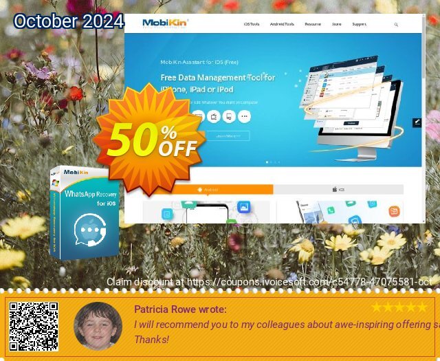 MobiKin WhatsApp Recovery for iOS - 1 Year, 9 Devices, 3 PCs License discount 50% OFF, 2024 All Saints' Eve offering sales. MobiKin WhatsApp Recovery for iOS - 1 Year, 9 Devices, 3 PCs License Big deals code 2024