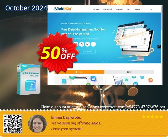 MobiKin Backup Manager for Android (Mac) - 1 Year, 6-10PCs License aufregende Diskont Bildschirmfoto
