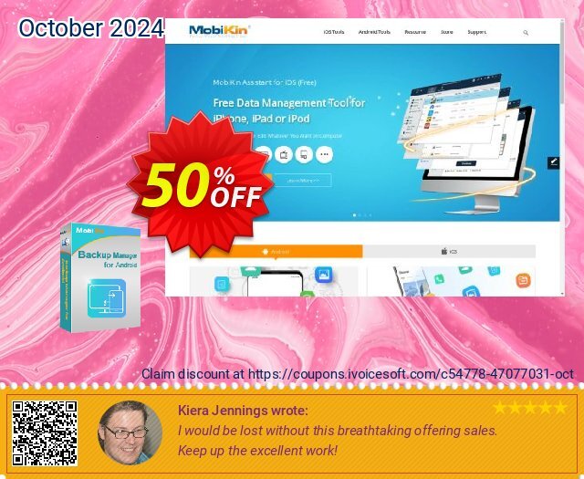 MobiKin Backup Manager for Android (Mac) - 1 Year, 16-20PCs License 驚くばかり キャンペーン スクリーンショット