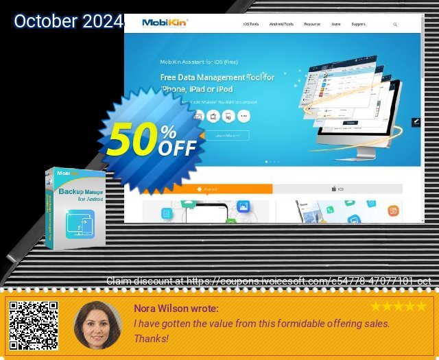 MobiKin Backup Manager for Android (Mac) - Lifetime, 11-15PCs License discount 50% OFF, 2024 All Hallows' Eve offering sales. MobiKin Backup Manager for Android (Mac) - Lifetime, 11-15PCs License Special offer code 2024