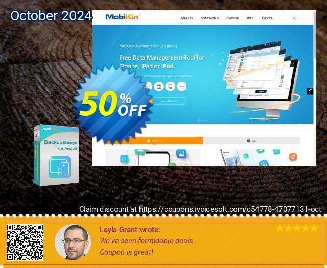 MobiKin Backup Manager for Android (Mac) - Lifetime, 26-30PCs  License terbaru penawaran promosi Screenshot
