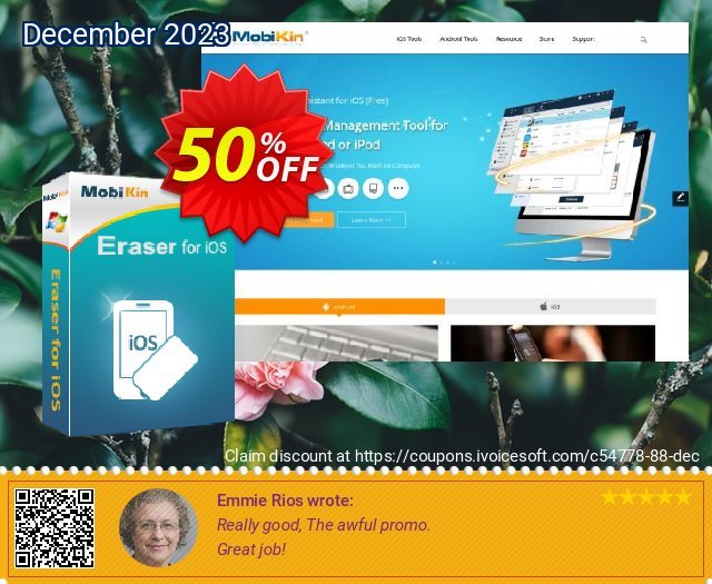 MobiKin Eraser for iOS - Lifetime, 11-15PCs super Sale Aktionen Bildschirmfoto