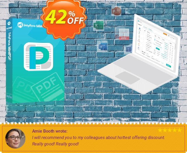 iMyFone MintPDF discount 42% OFF, 2024 Easter Day discount. 47% OFF iMyFone MintPDF, verified