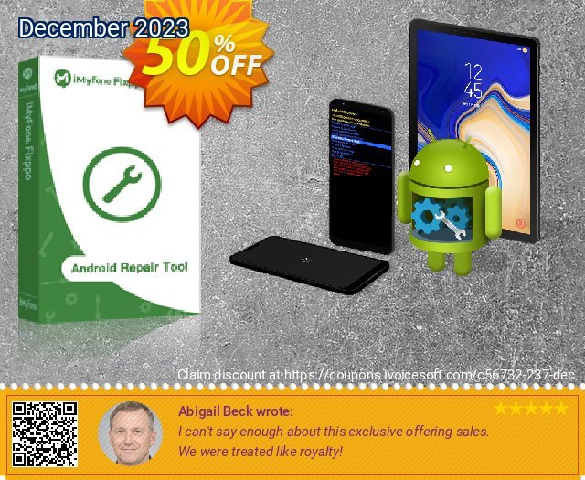 iMyFone Fixppo for Android discount 50% OFF, 2022 All Saints' Eve offering sales. 42% OFF iMyFone Fixppo for Android, verified