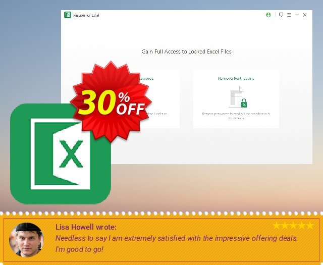 Passper for Excel terbaru penawaran deals Screenshot