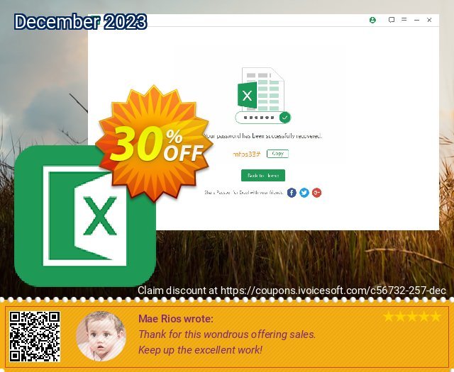 Passper for Excel Lifetime 素晴らしい 昇進させること スクリーンショット